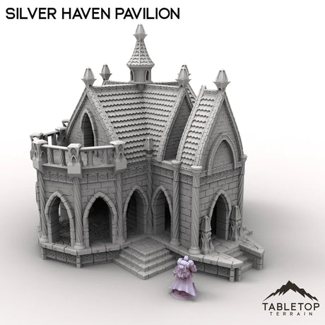 Tabletop Terrain Building Silver Haven Pavilion