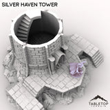 Tabletop Terrain Building Silver Haven Tower