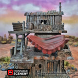 Tabletop Terrain Building Slum Stacks - Apocalyptic Building