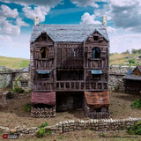 Tabletop Terrain Building Slums of Flea Bottom - Country & King - Fantasy Historical Building