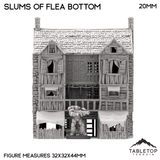 Tabletop Terrain Building Slums of Flea Bottom - Country & King - Fantasy Historical Building