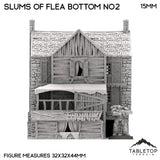 Tabletop Terrain Building Slums of Flea Bottom No.2 - Country & King - Fantasy Historical Building