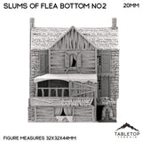 Tabletop Terrain Building Slums of Flea Bottom No.2 - Country & King - Fantasy Historical Building