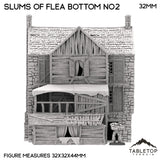 Tabletop Terrain Building Slums of Flea Bottom No.2 - Country & King - Fantasy Historical Building
