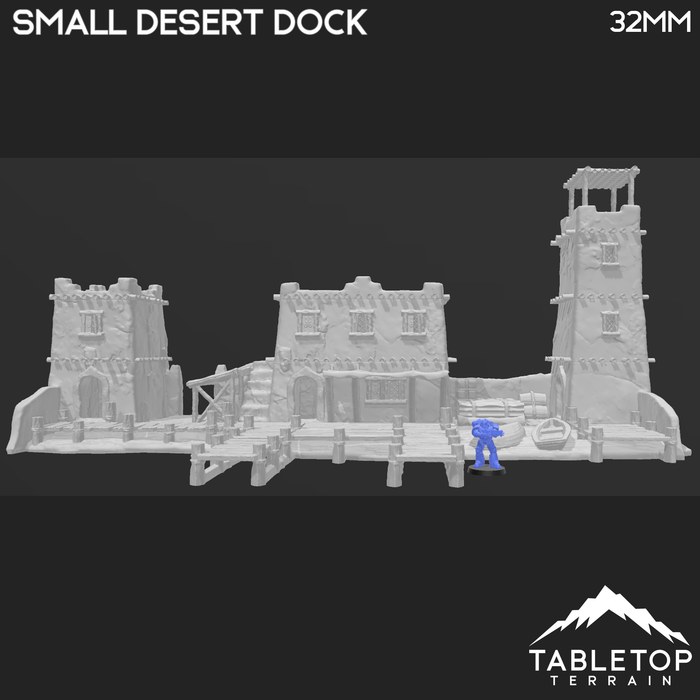 Tabletop Terrain Building Small Desert Dock