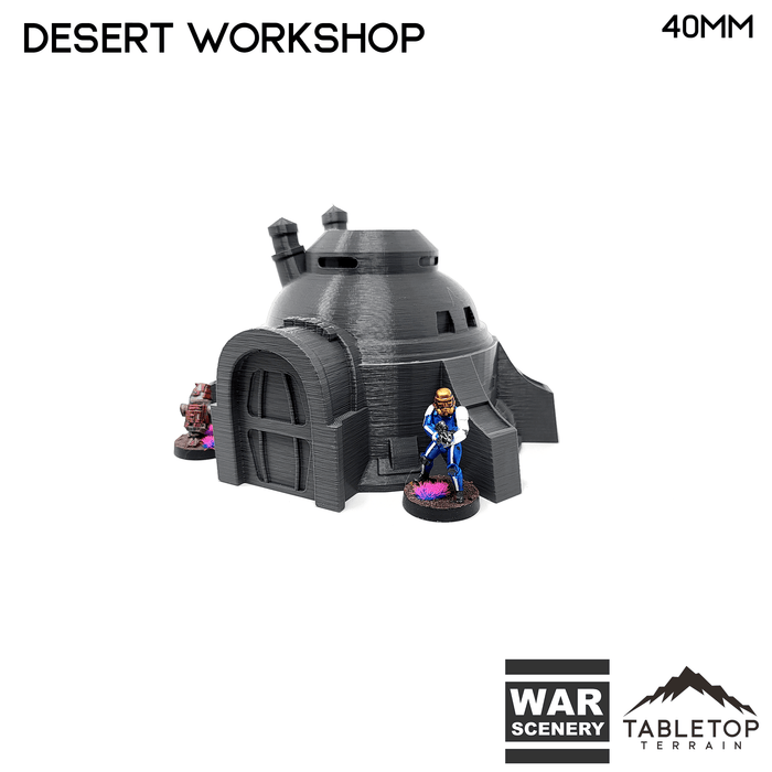 Tabletop Terrain Building Small Desert Workshop