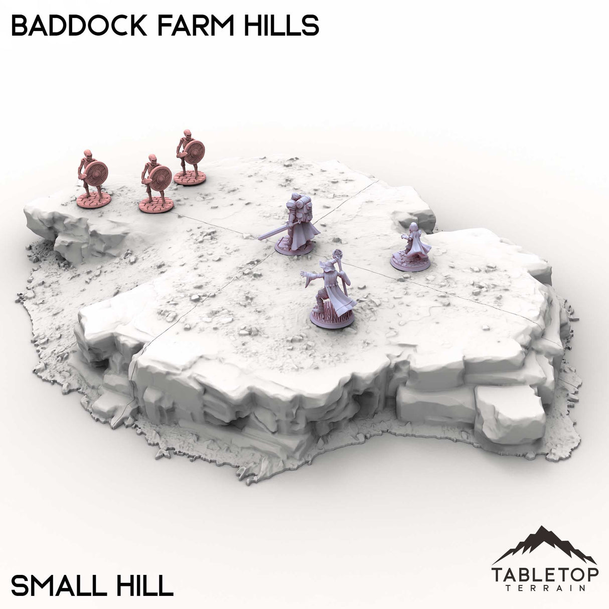 Tabletop Terrain Building Small Hill / 32mm Baddock Farm Hills