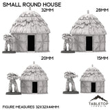 Tabletop Terrain Building Small Round House - Country & King - Fantasy Historical Building