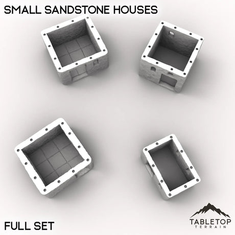 Tabletop Terrain Building Small Sandstone Houses