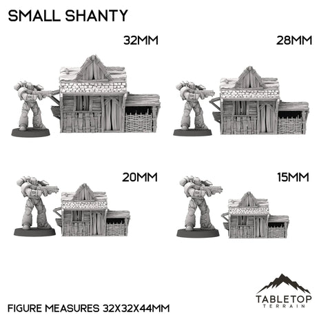 Tabletop Terrain Building Small Shanty - Country & King - Fantasy Historical Building