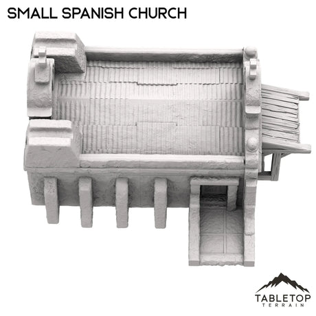 Tabletop Terrain Building Small Spanish Church - Old Wild Western Rush