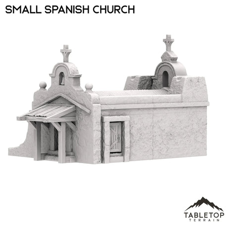 Tabletop Terrain Building Small Spanish Church - Old Wild Western Rush