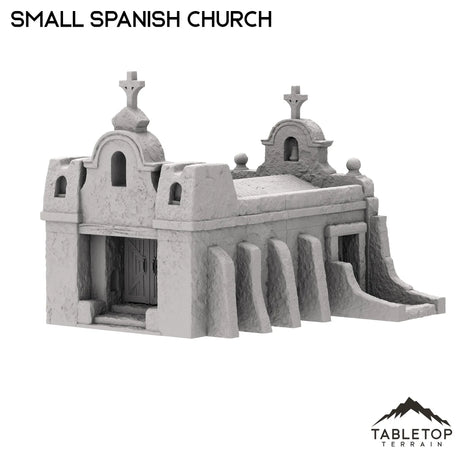Tabletop Terrain Building Small Spanish Church - Old Wild Western Rush
