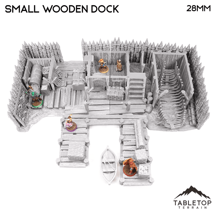 Tabletop Terrain Building Small Wooden Dock