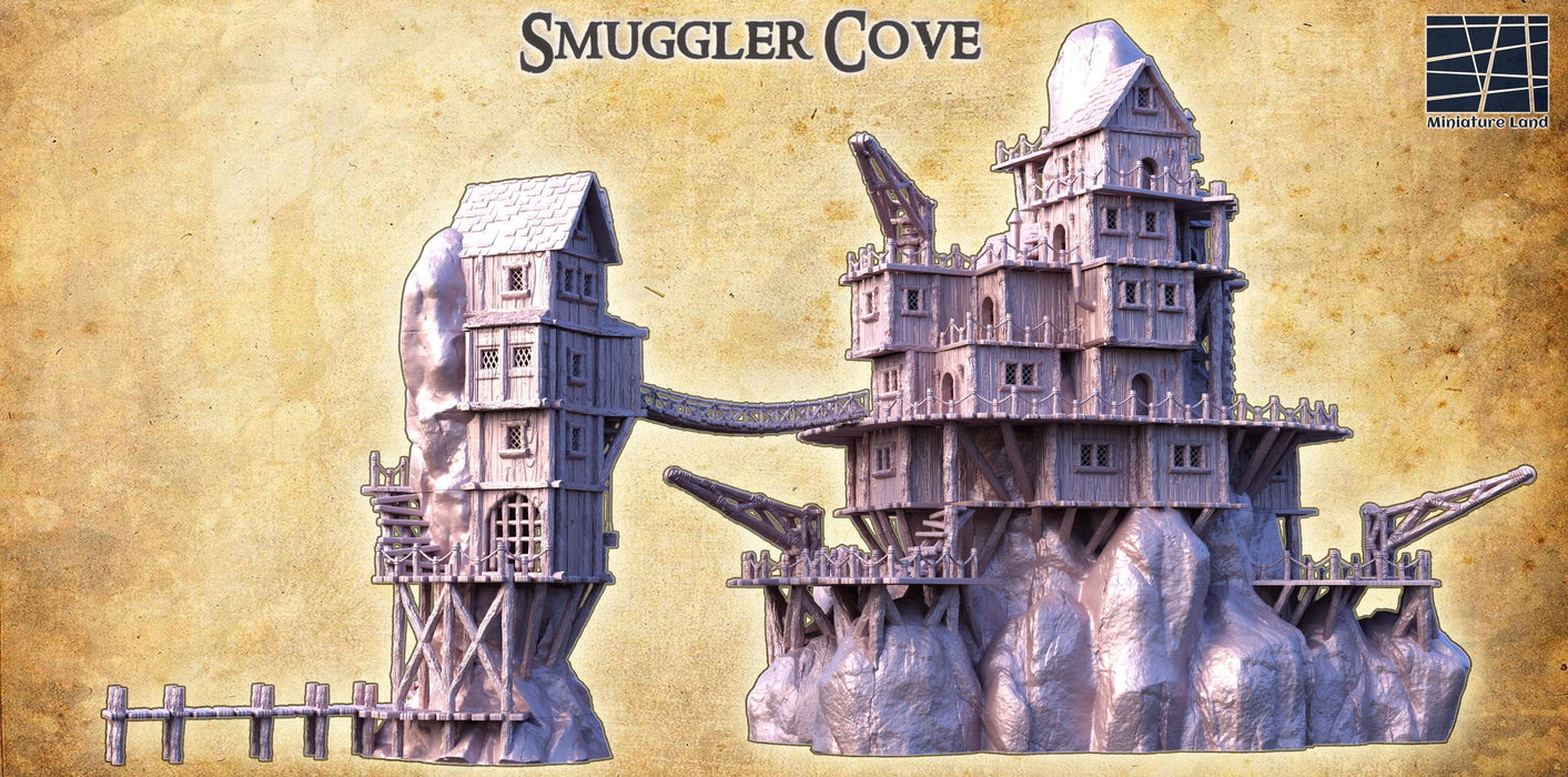 Tabletop Terrain Building Smuggler's Cove