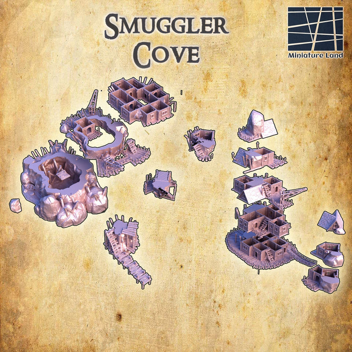 Tabletop Terrain Building Smuggler's Cove