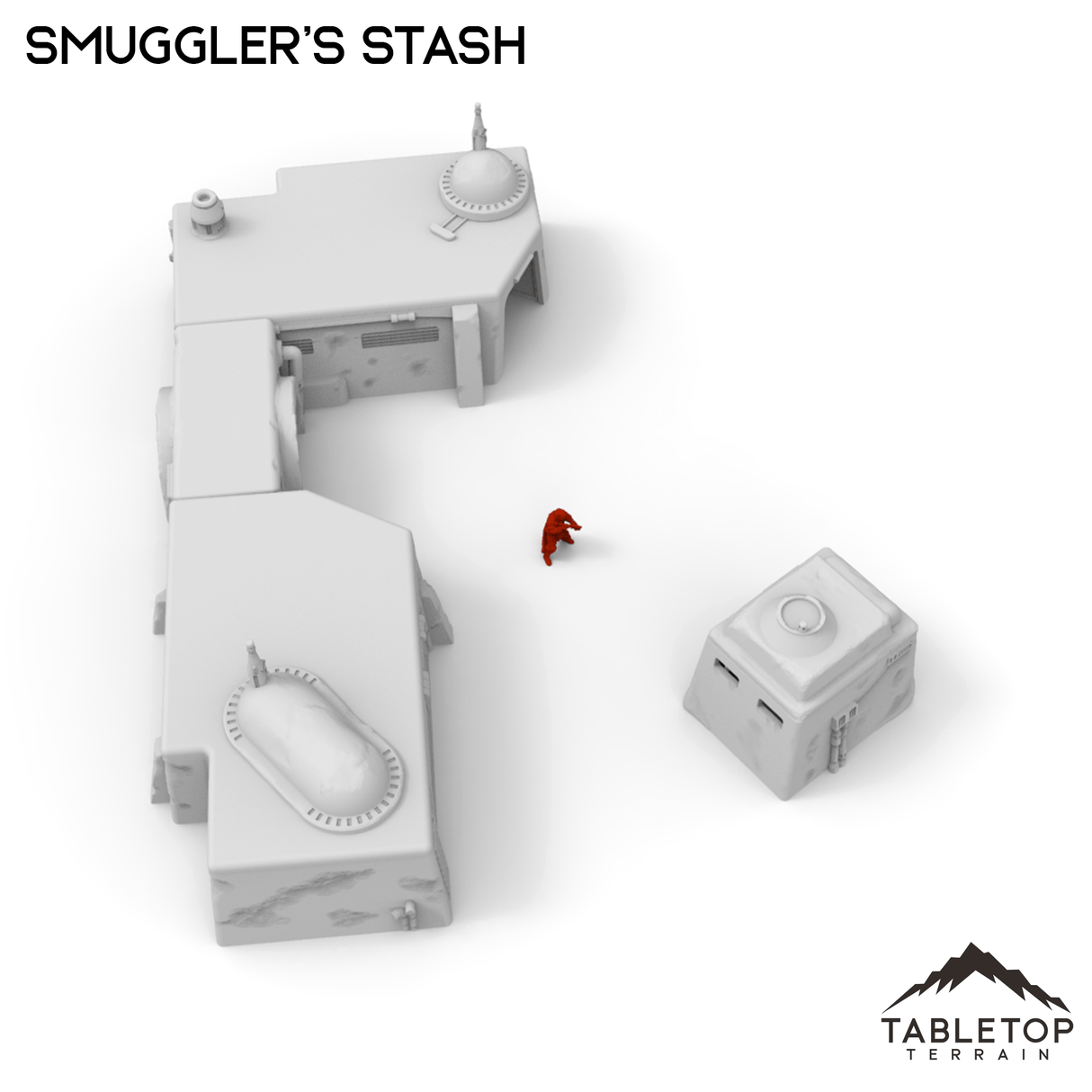 Tabletop Terrain Building Smuggler's Stash Modular Hideout