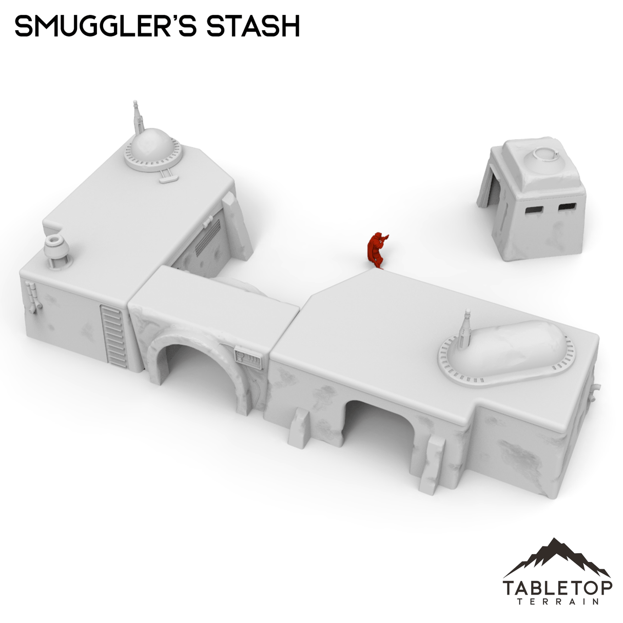 Tabletop Terrain Building Smuggler's Stash Modular Hideout