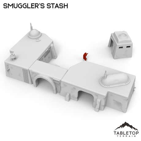 Tabletop Terrain Building Smuggler's Stash Modular Hideout