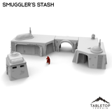 Tabletop Terrain Building Smuggler's Stash Modular Hideout