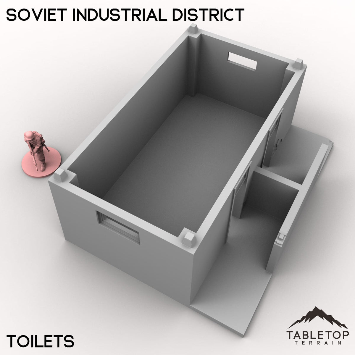Tabletop Terrain Building Soviet Industrial District
