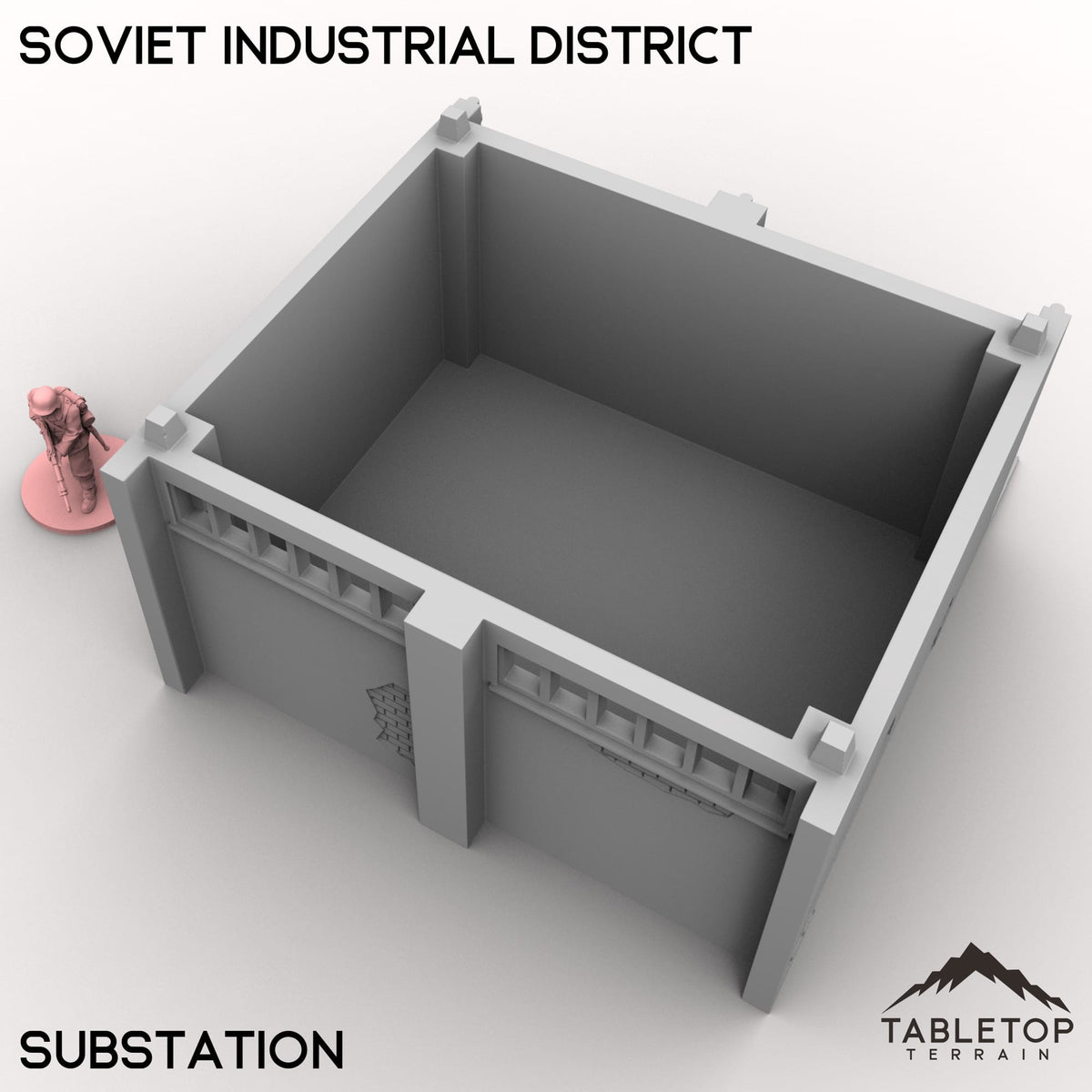 Tabletop Terrain Building Soviet Industrial District