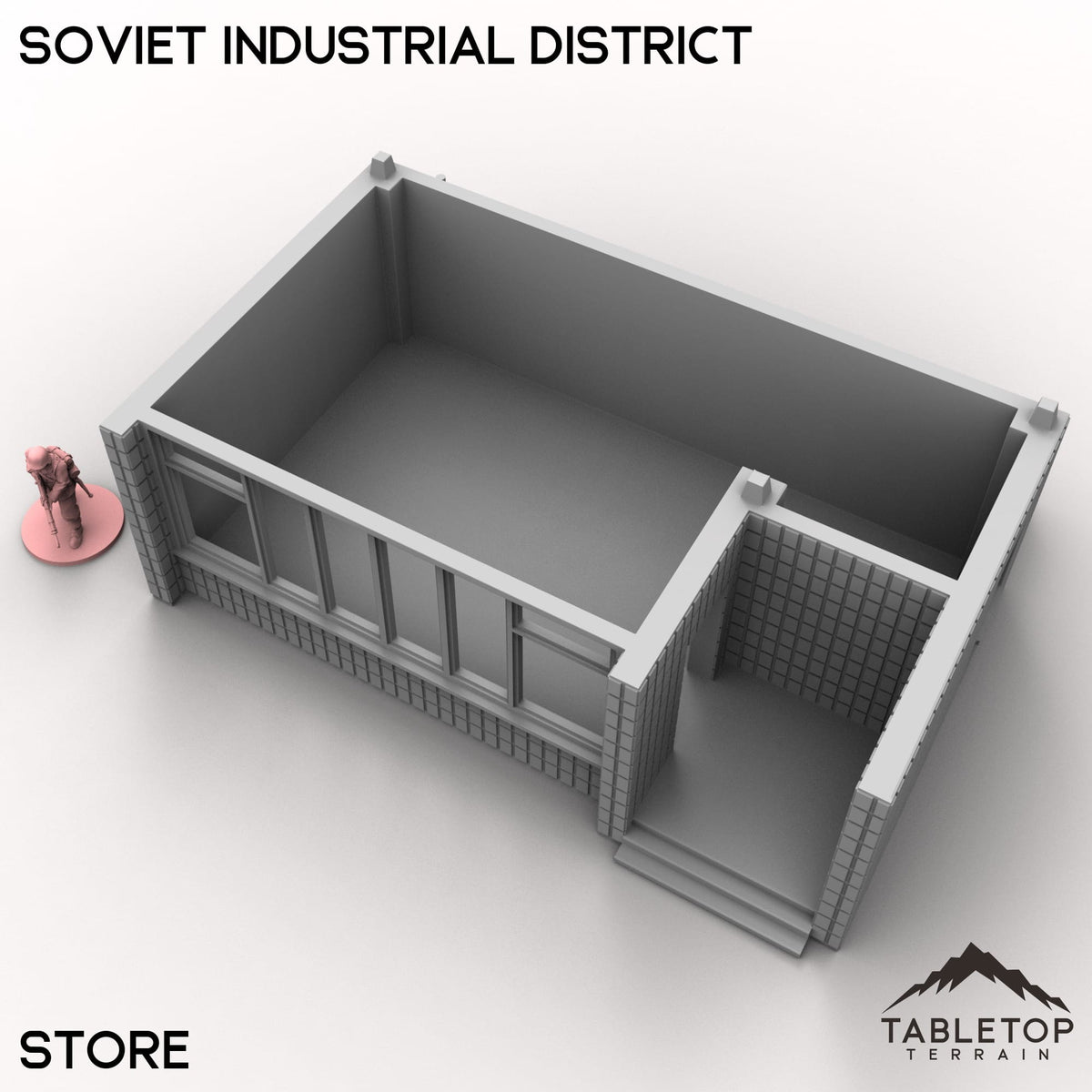 Tabletop Terrain Building Soviet Industrial District