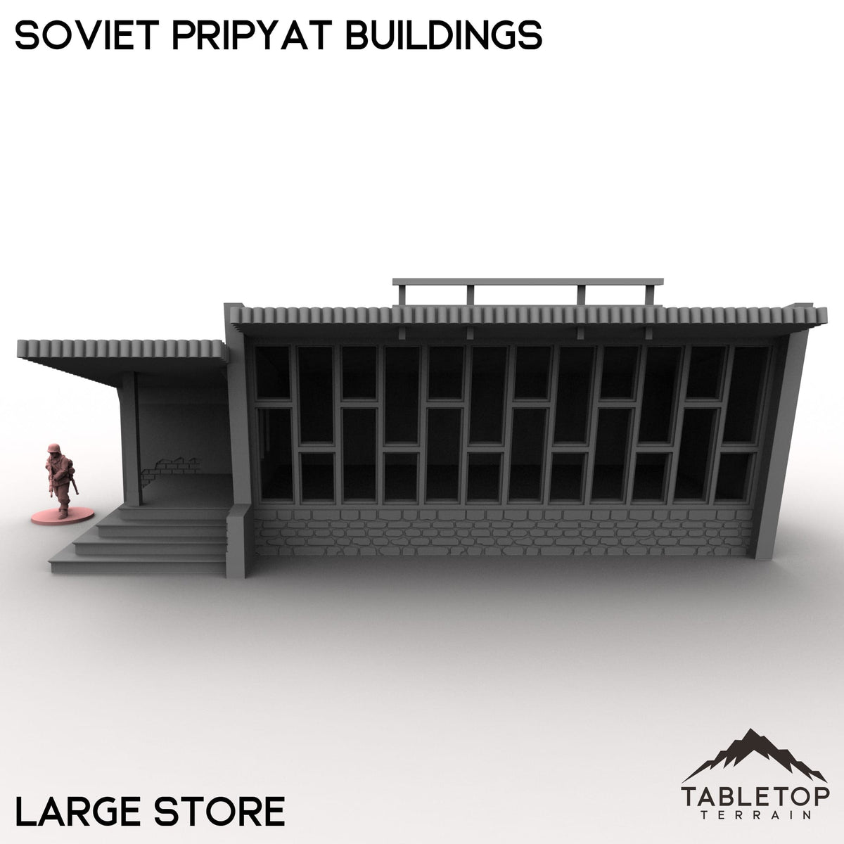 Tabletop Terrain Building Soviet Pripyat Buildings