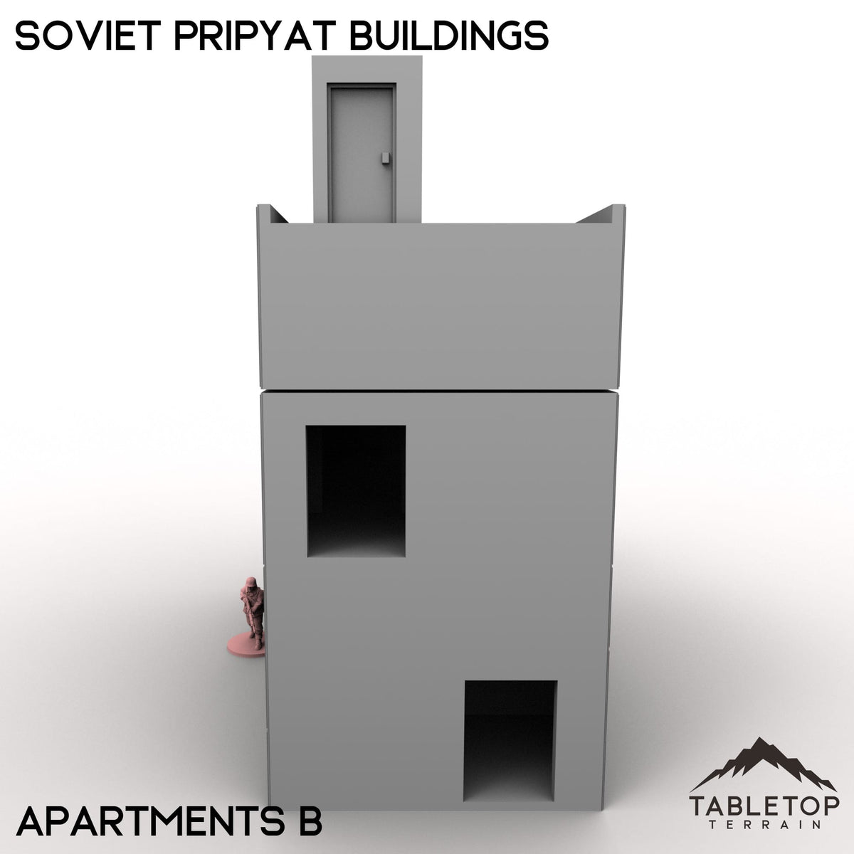 Tabletop Terrain Building Soviet Pripyat Buildings