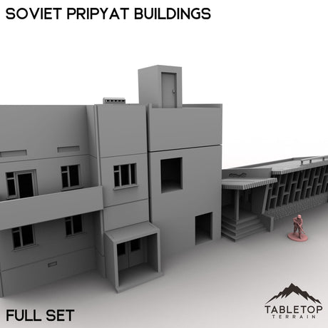 Tabletop Terrain Building Soviet Pripyat Buildings