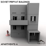 Tabletop Terrain Building Soviet Pripyat Buildings