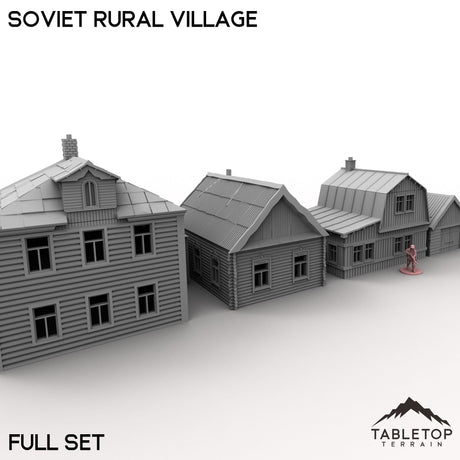 Tabletop Terrain Building Soviet Rural Village