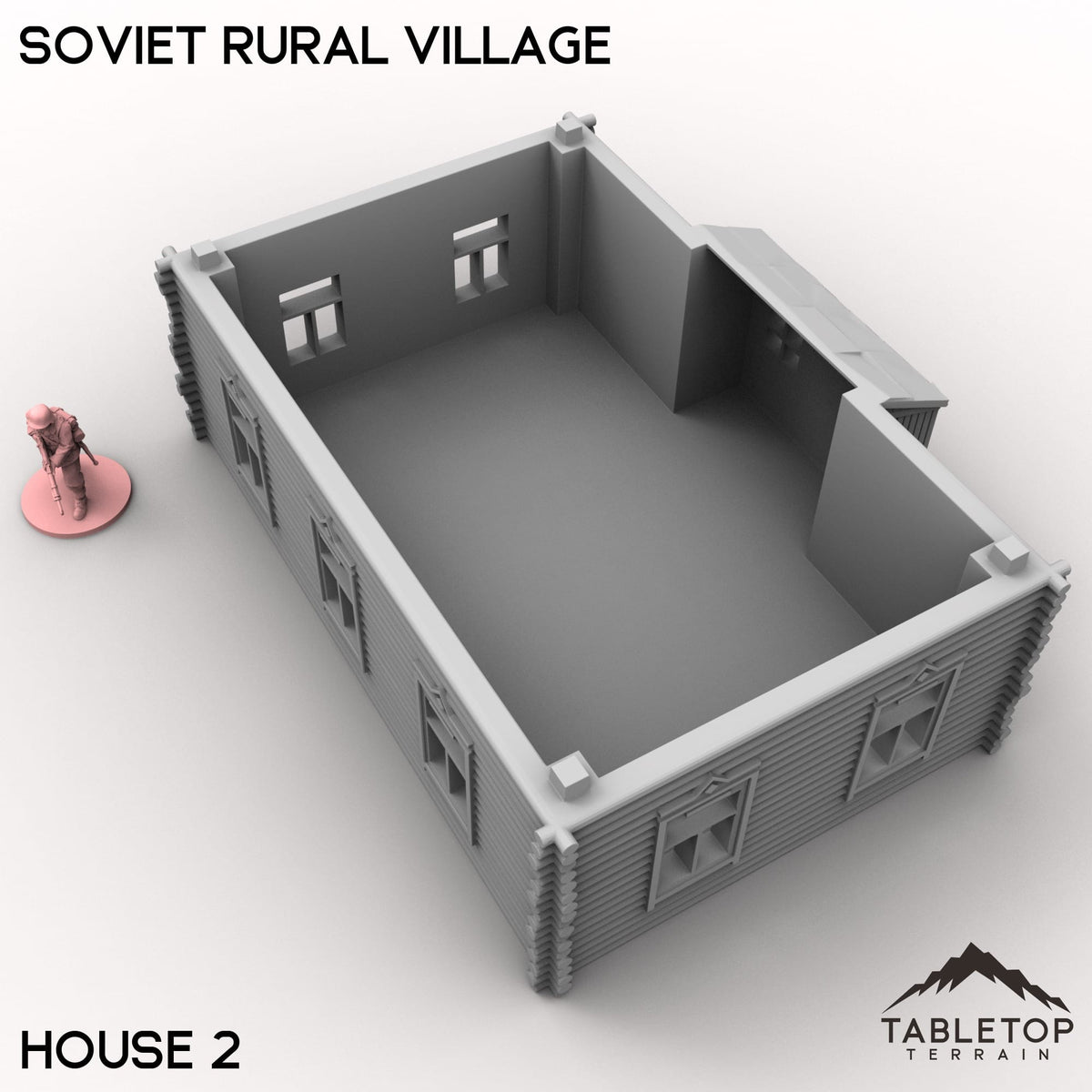 Tabletop Terrain Building Soviet Rural Village