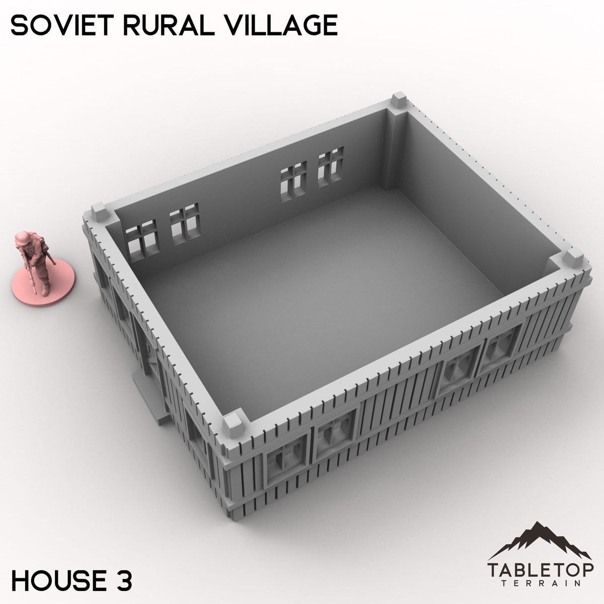 Tabletop Terrain Building Soviet Rural Village