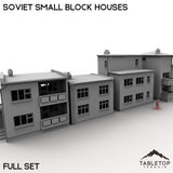 Tabletop Terrain Building Soviet Small Block Houses
