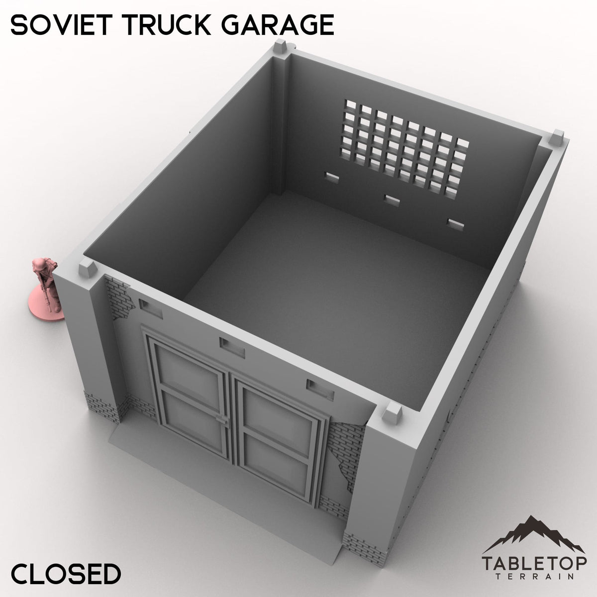 Tabletop Terrain Building Soviet Truck Garage
