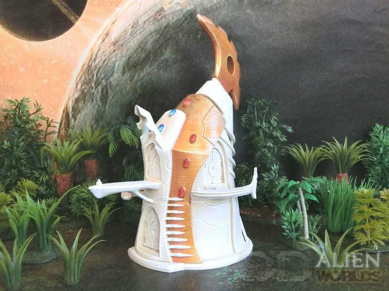 Tabletop Terrain Building Space Elves Brilliant Lance Shrine