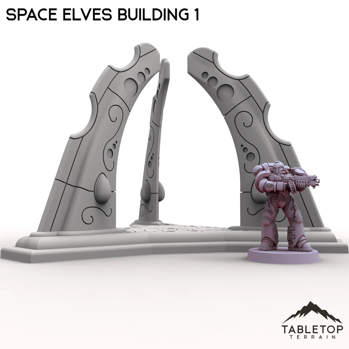 Tabletop Terrain Building Space Elves Building 1