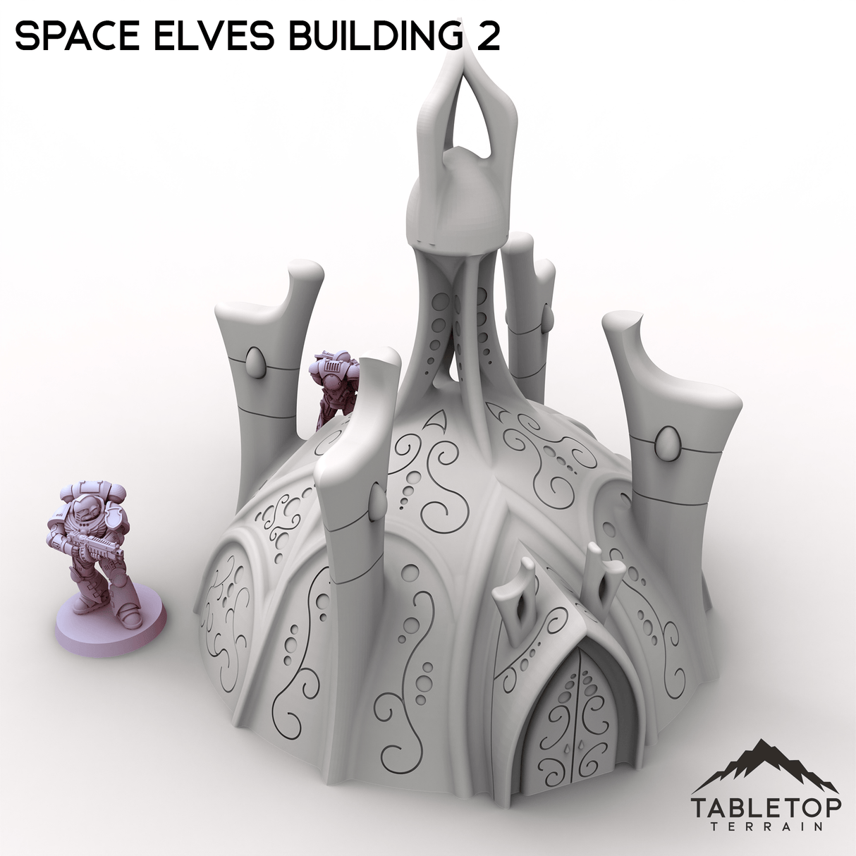 Tabletop Terrain Building Space Elves Building 2