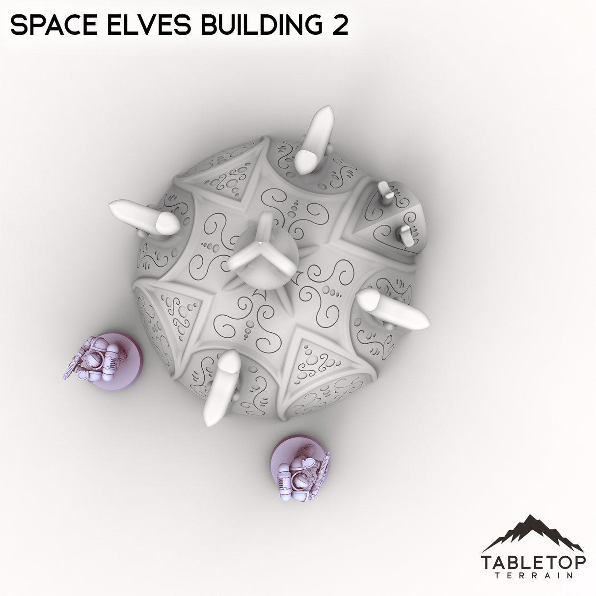 Tabletop Terrain Building Space Elves Building 2