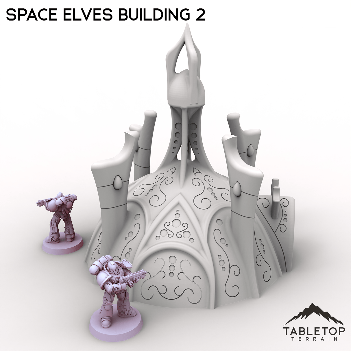 Tabletop Terrain Building Space Elves Building 2