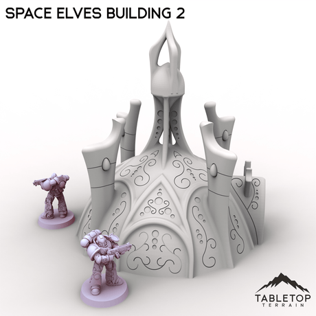 Tabletop Terrain Building Space Elves Building 2