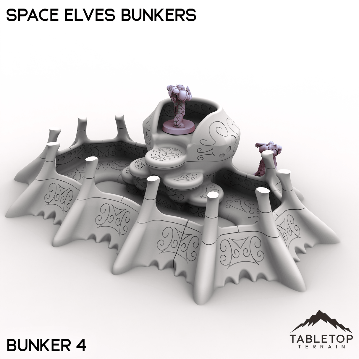 Tabletop Terrain Building Space Elves Bunkers