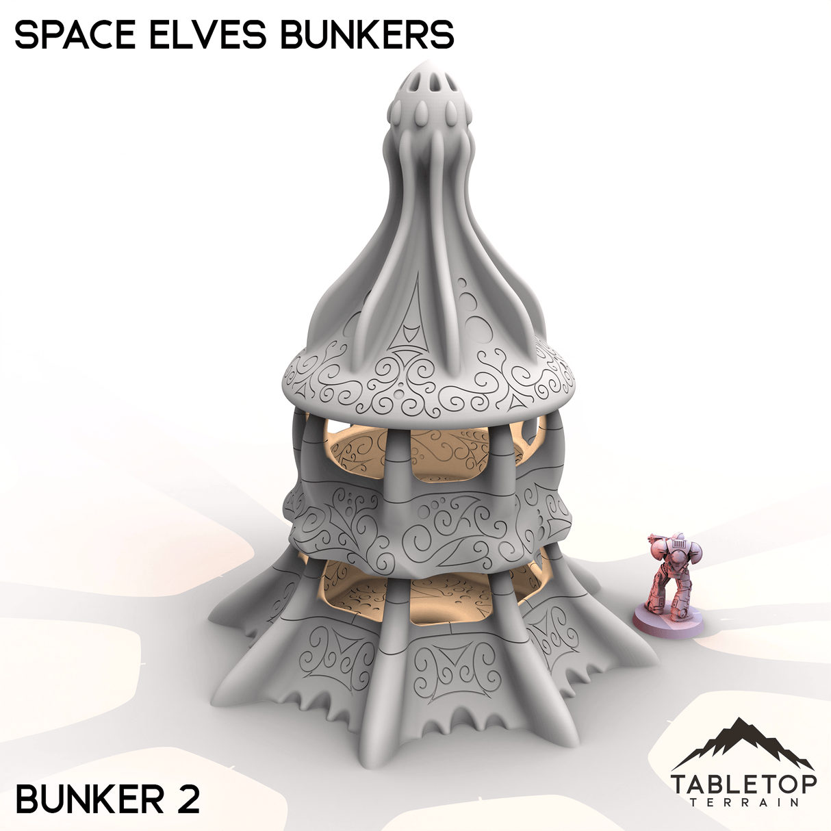 Tabletop Terrain Building Space Elves Bunkers