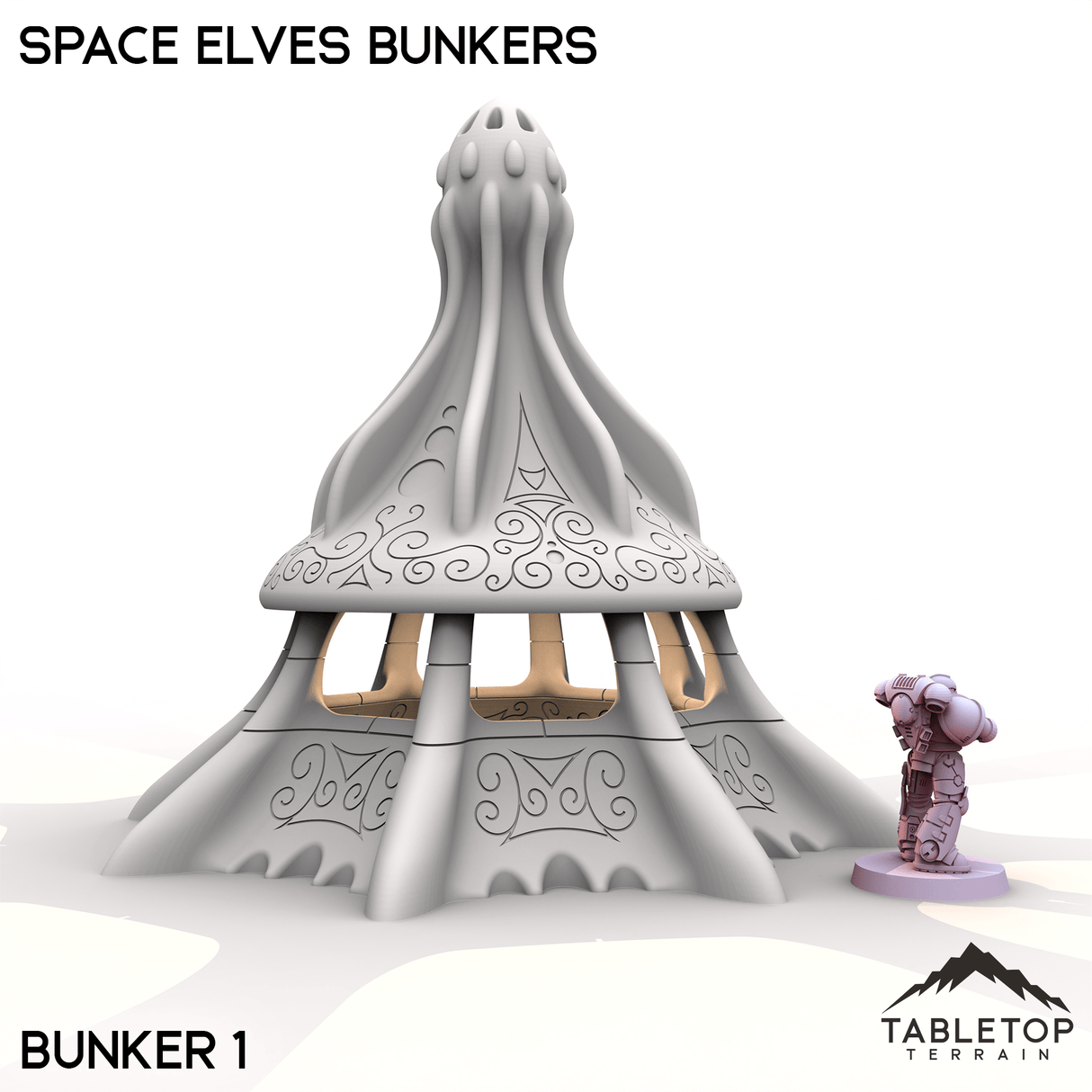 Tabletop Terrain Building Space Elves Bunkers