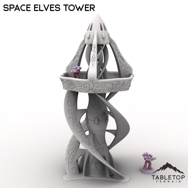 Tabletop Terrain Building Space Elves Tower