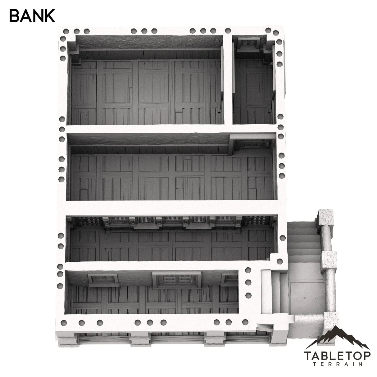 Tabletop Terrain Building Spanish Bank - Old Wild Western Rush