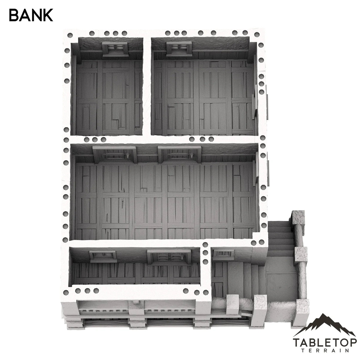 Tabletop Terrain Building Spanish Bank - Old Wild Western Rush