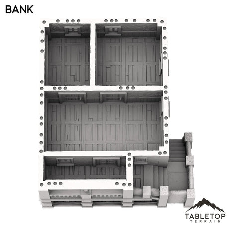 Tabletop Terrain Building Spanish Bank - Old Wild Western Rush
