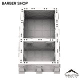 Tabletop Terrain Building Spanish Barber Shop - Old Wild Western Rush